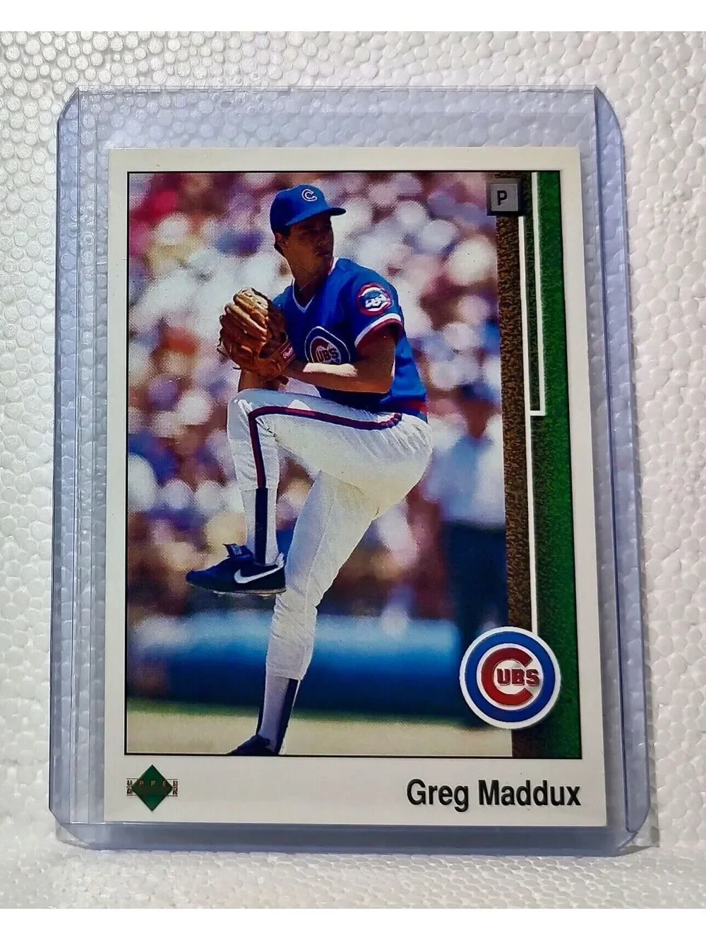 Greg Maddux 1989 Upper Deck MLB #241 Baseball Card Atlanta Chicago Cubs